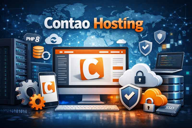 Contao Hosting mit Cloud-Servern, Sicherheit, SSD-Speicher und moderner Web-Technologie